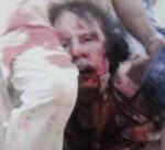 picture of gadhafi dead body 